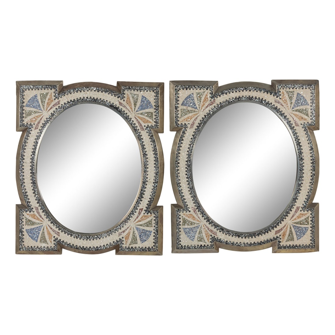 A Pair of Continental Terrazzo Mirrors (1 of 2)