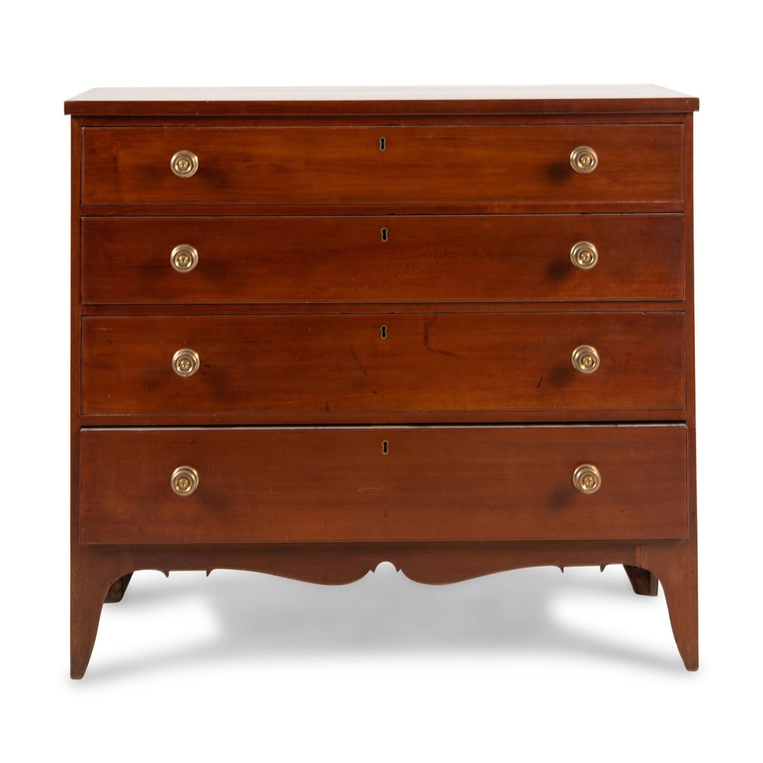 A Federal Cherrywood Chest of Drawers (1 of 3)