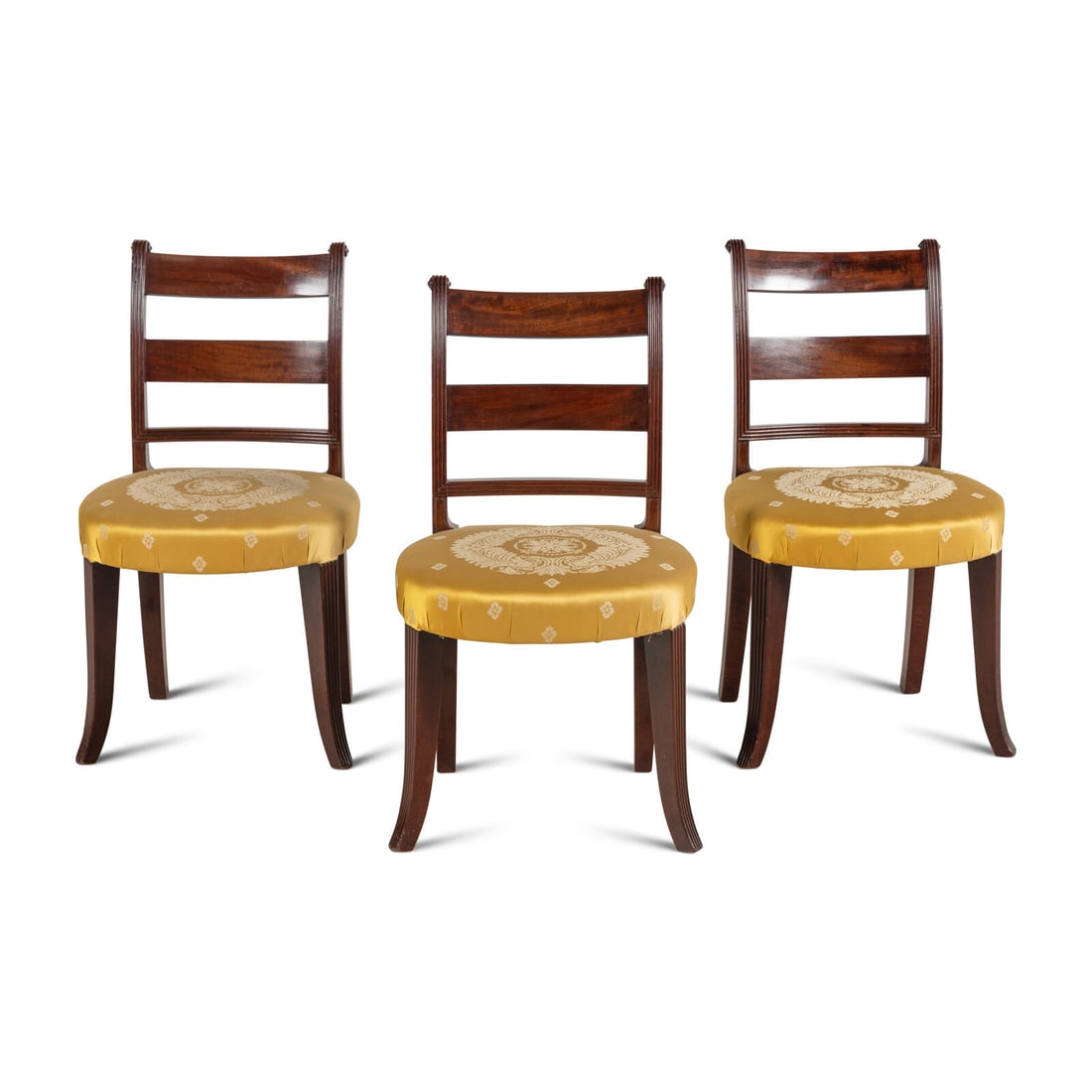 A Set of Three Federal Style Mahogany Side Chairs (1 of 3)