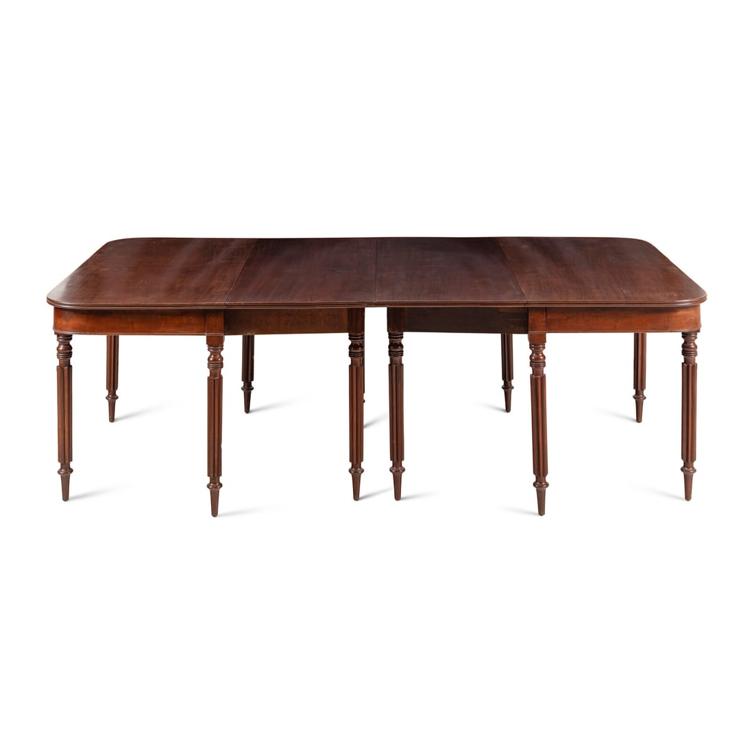 A Pair of Mahogany Convertible Console Tables and Dining Table (1 of 3)