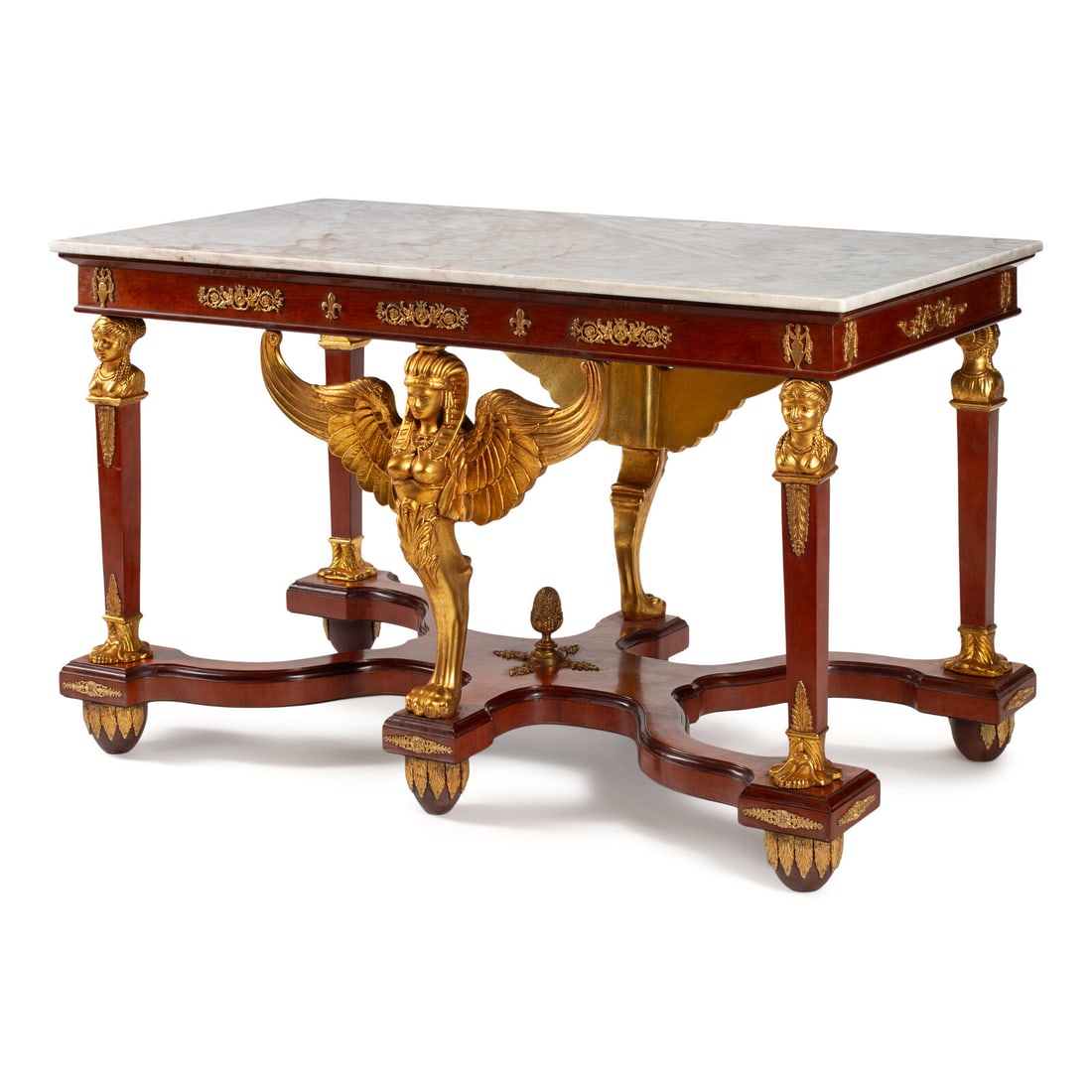 An Empire Style Marble-Top Center Table (1 of 2)