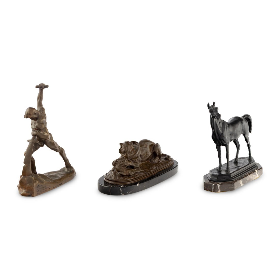 Three Bronze Sculptures (1 of 3)