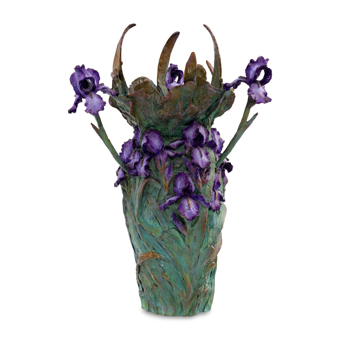 William Sharles (American, 1940-2023) Iris Bouquet Vase (1 of 3)