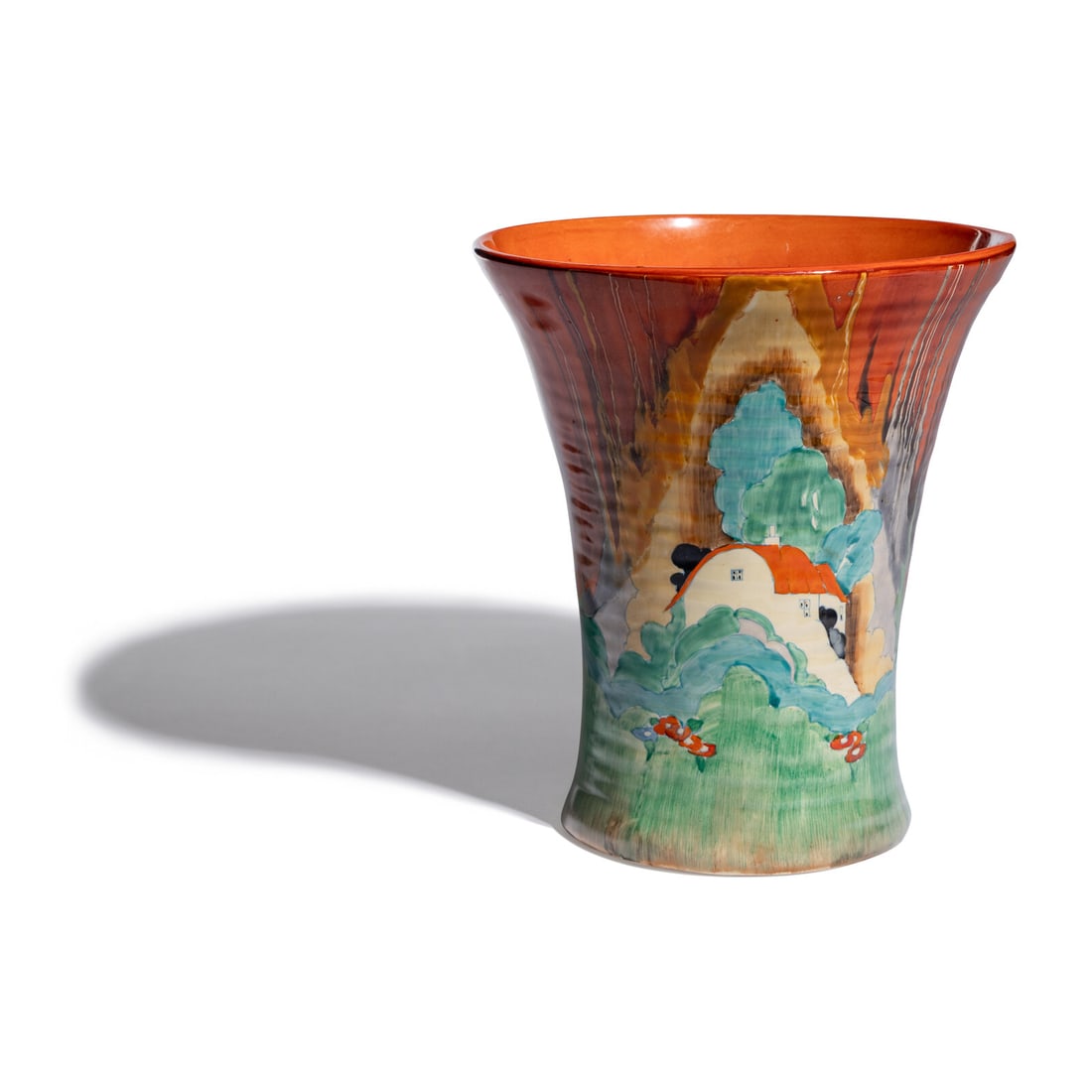 Clarice Cliff (English, 1899-1972) Delicia vase (1 of 4)