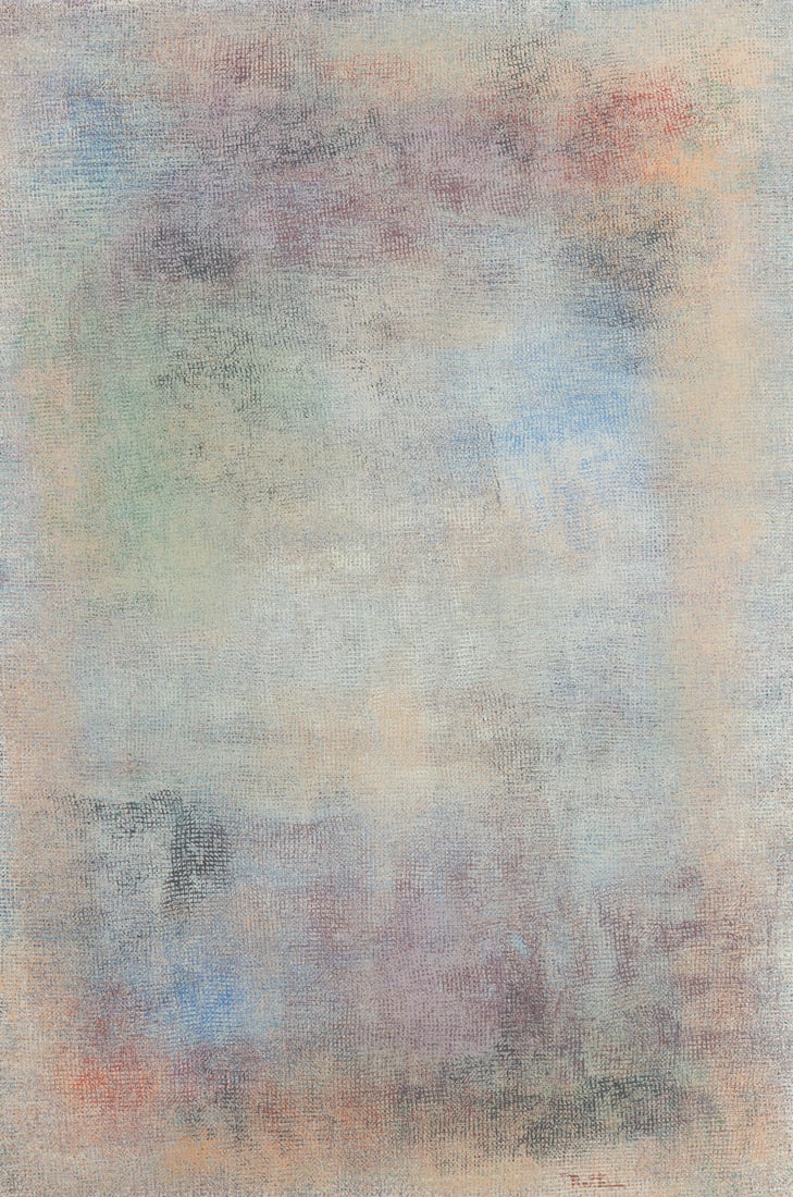 Robert Natkin (American, 1930-2010) Abstract (Field Mouse Series): Robert Natkin (American, 1930-2010) Abstract (Field Mouse Series) acrylic on canvas signed Natkin (lower right) 50 1/8 x 35 1/2 inches. Property from a Private Collection This lot is located in Chicag