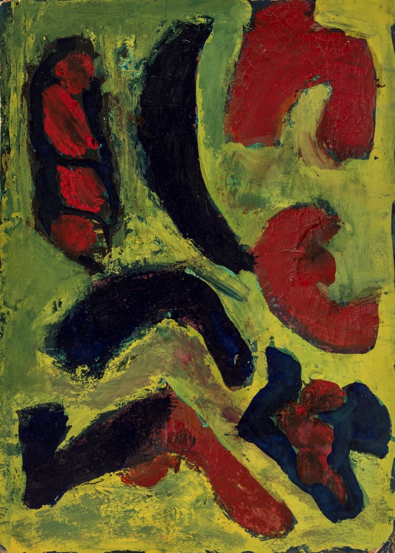 Barnett Newman (American, 1905-1970) Untitled #2, c. 1945 (1 of 3)