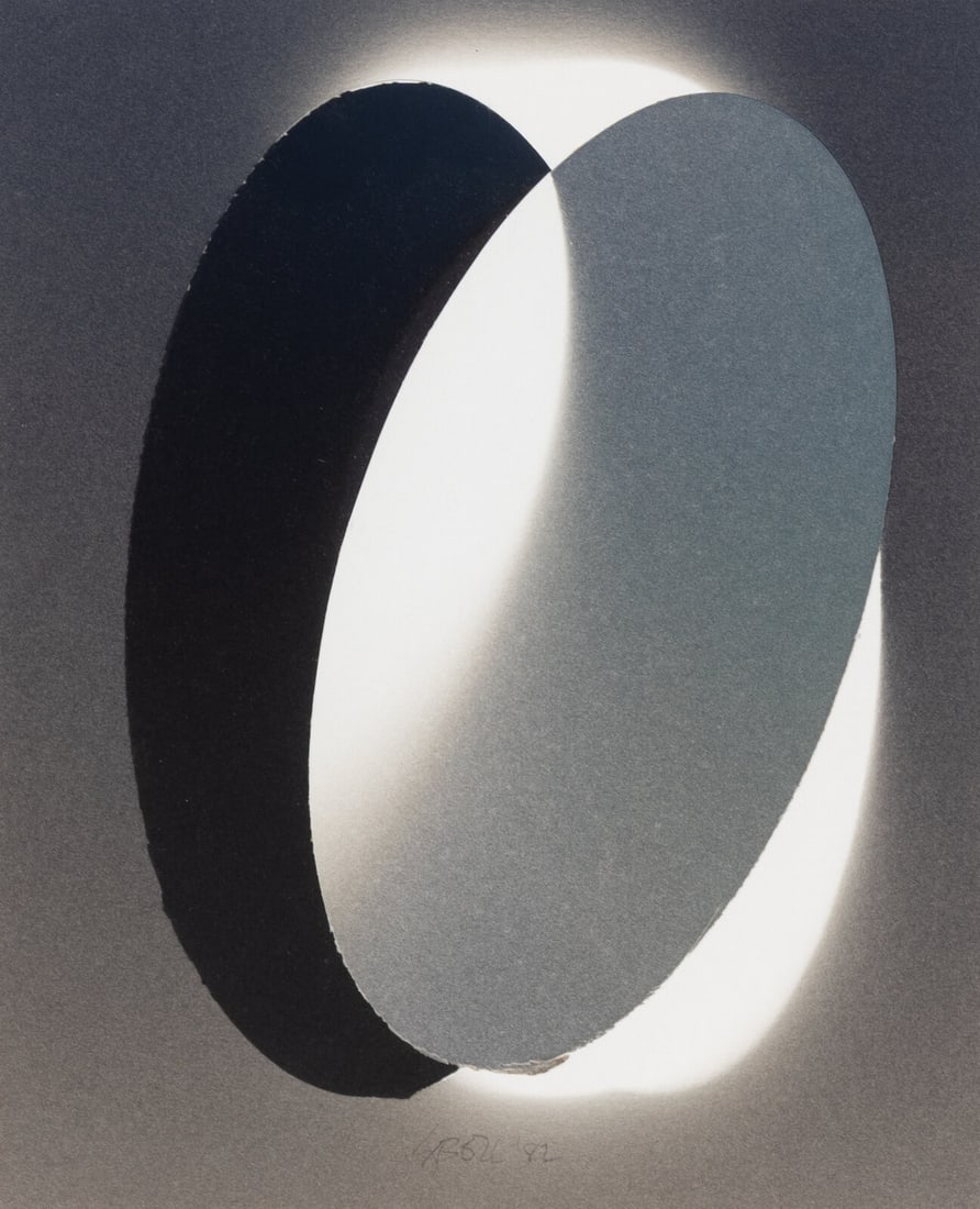 Larry Bell (American, b. 1939) VSE 11 (Very Small Ellipse), 1982 (1 of 3)