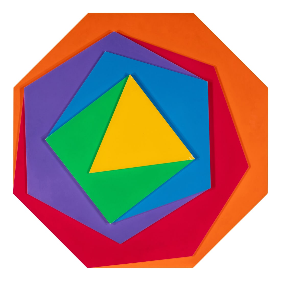 Max Bill (Swiss, 1908Ò1994) Relief Triangle to Octagon, 1975 (1 of 2)