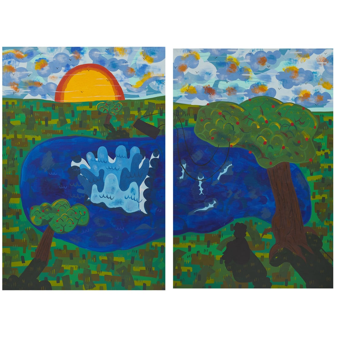 Azikiwe Mohammed (American, b. 1984) Leroy's Swimming Hole, 2021 (1 of 7)