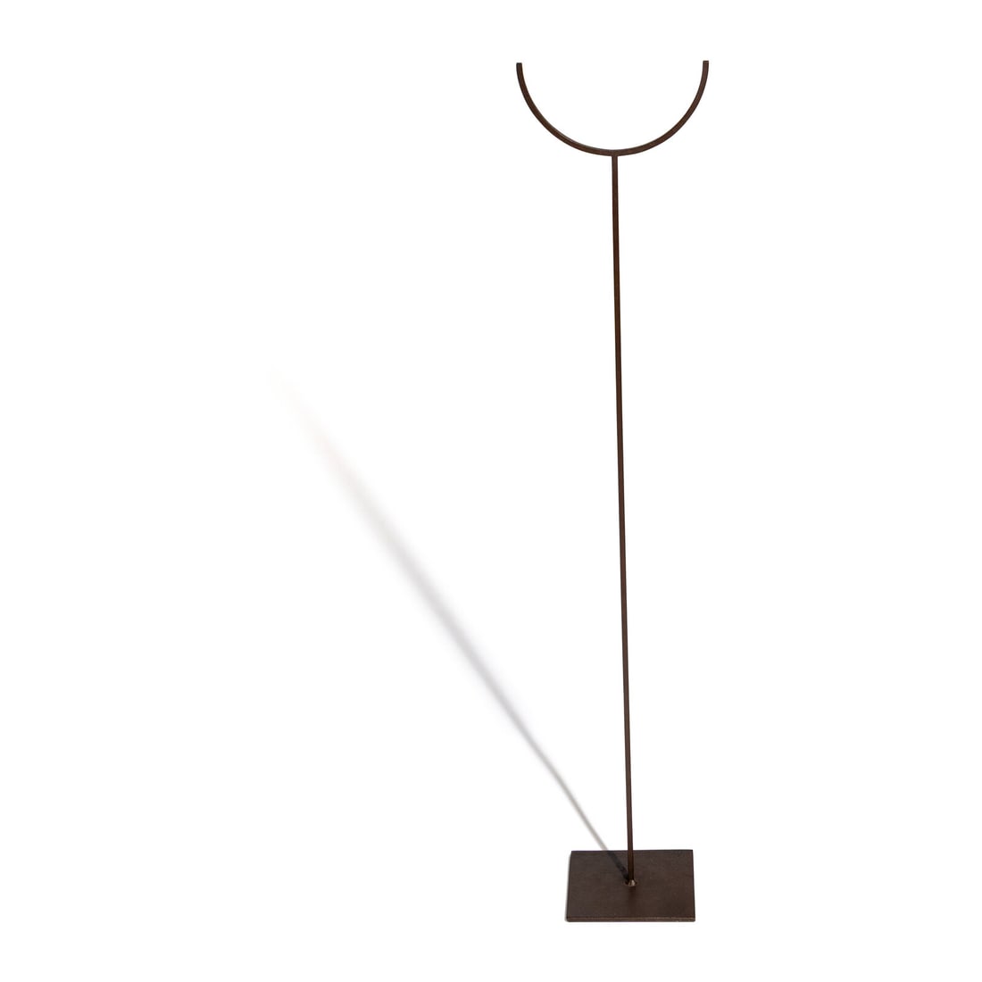 Andreu Alfaro (Spanish, 1929-2012) La Luna, 1980: Andreu Alfaro (Spanish, 1929-2012) La Luna, 1980 iron with artist cipher to base and gallery tags to underside 37 3/8 h x 7 1/2 w x 5 1/2 d inches. This lot is located in Chicago. Provenance Galeria T