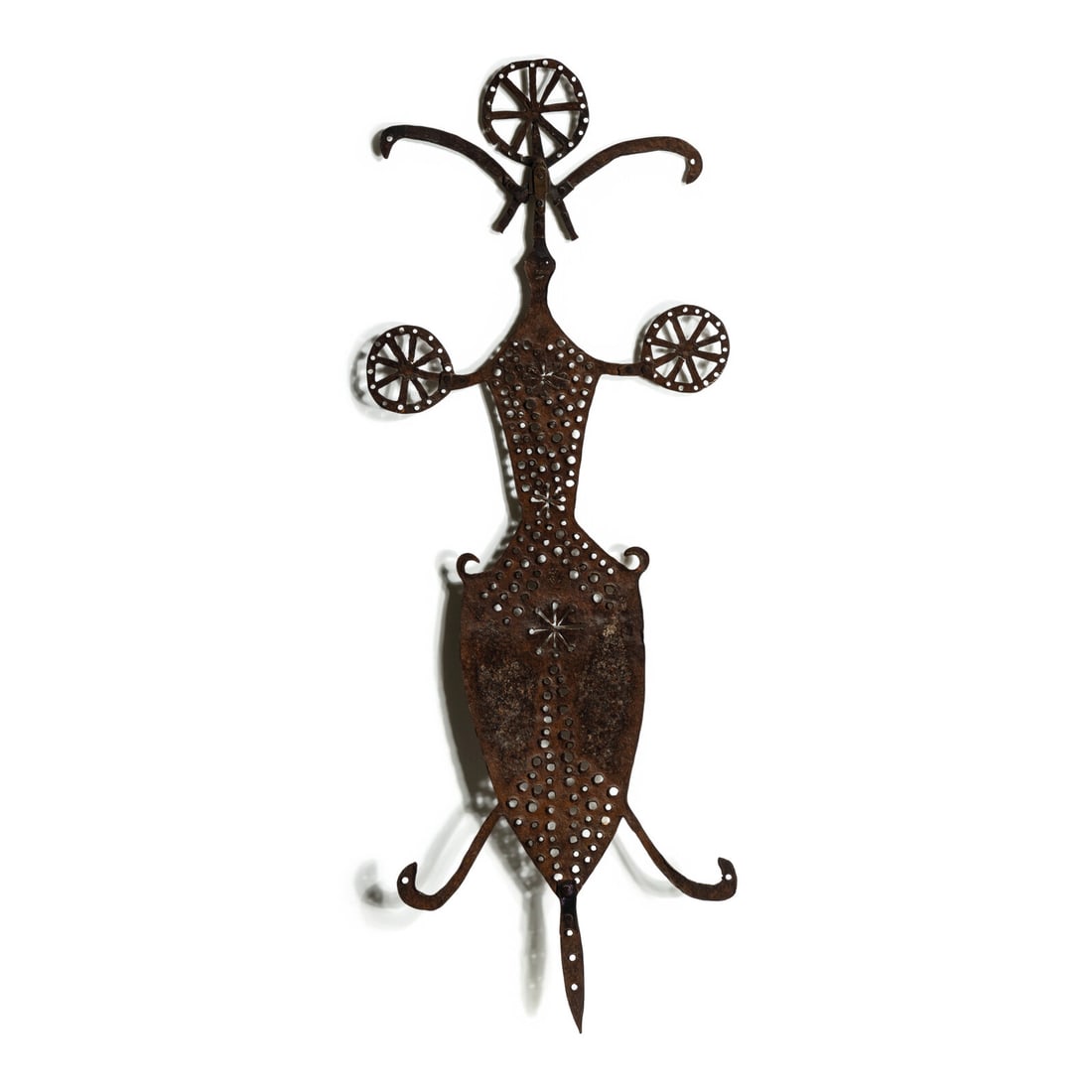 Attributed to George Liautaud (Haitian, 1899-1991) Iron Sheet Sculpture (1 of 2)