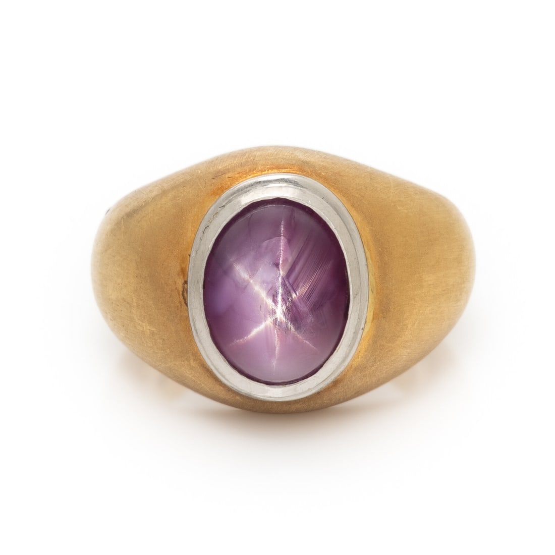 Star Ruby and Yellow Gold Ring (1 of 3)