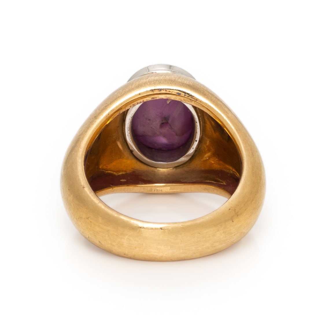 Star Ruby and Yellow Gold Ring - 3