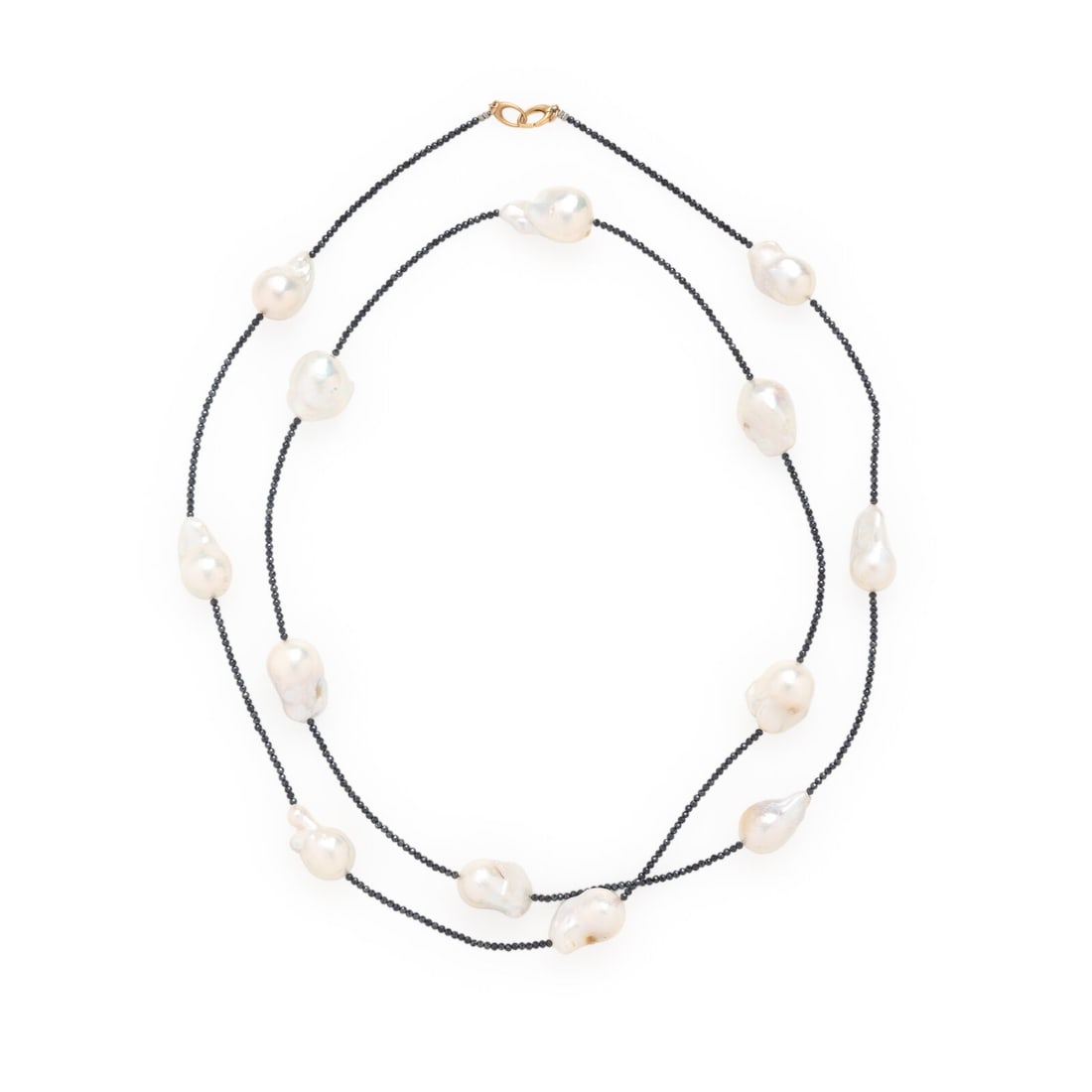 Hubert, Baroque Cultured Pearl and Black Diamond Necklace (1 of 3)