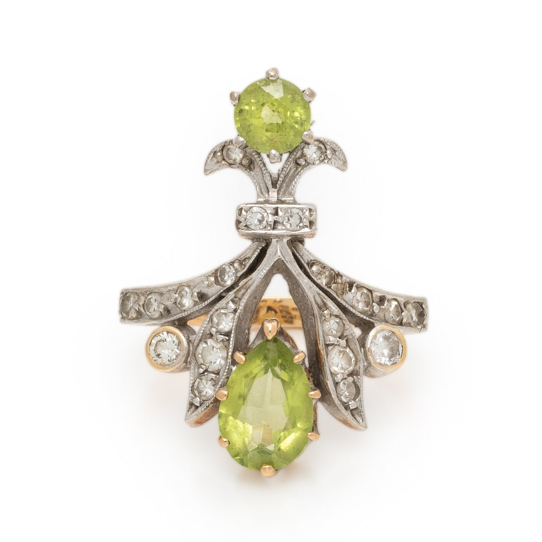 Peridot and Diamond Ring (1 of 3)
