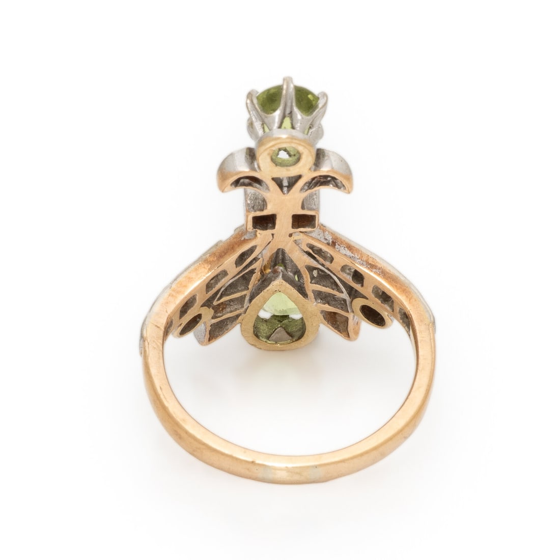 Peridot and Diamond Ring - 3