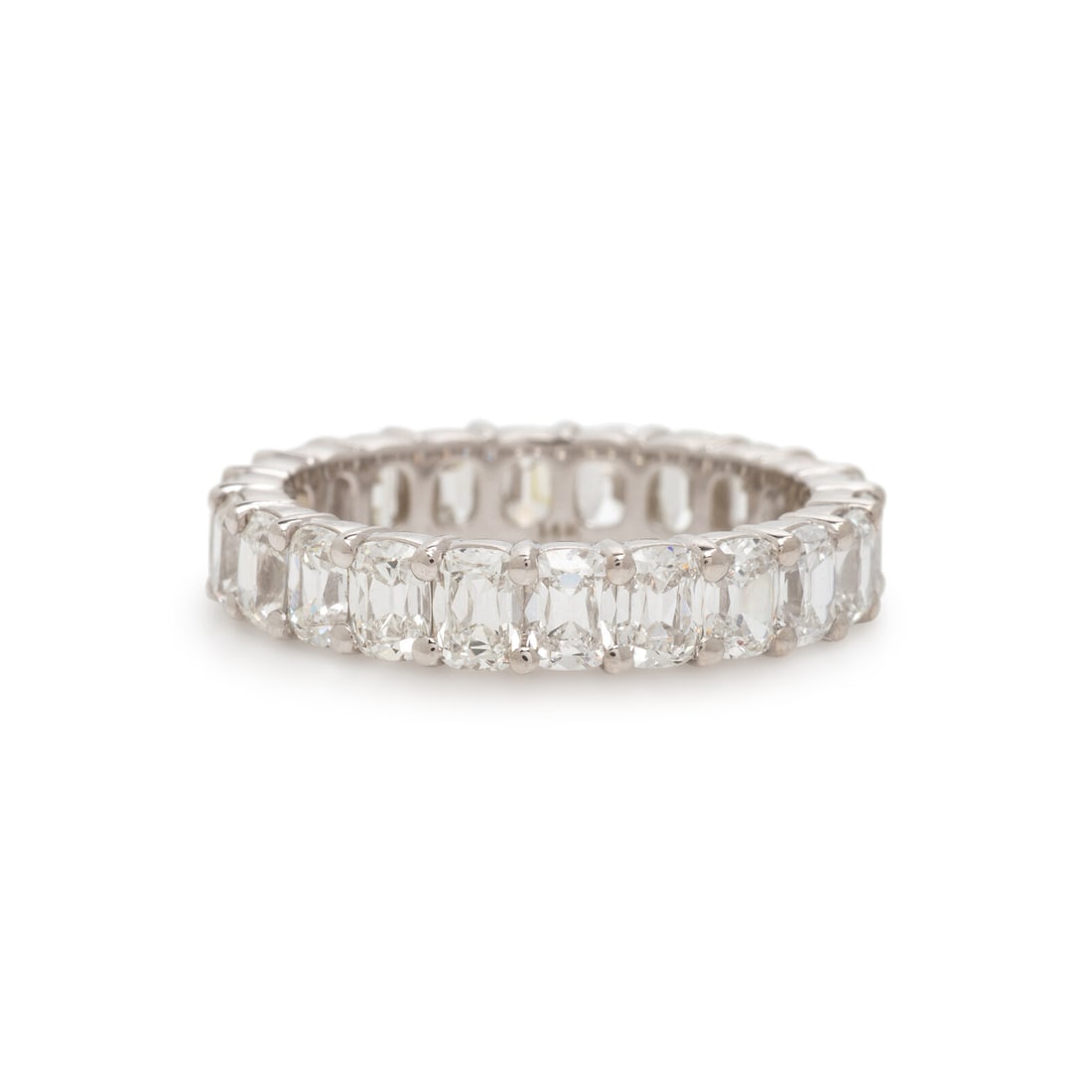 Diamond and White Gold Eternity Band (1 of 3)