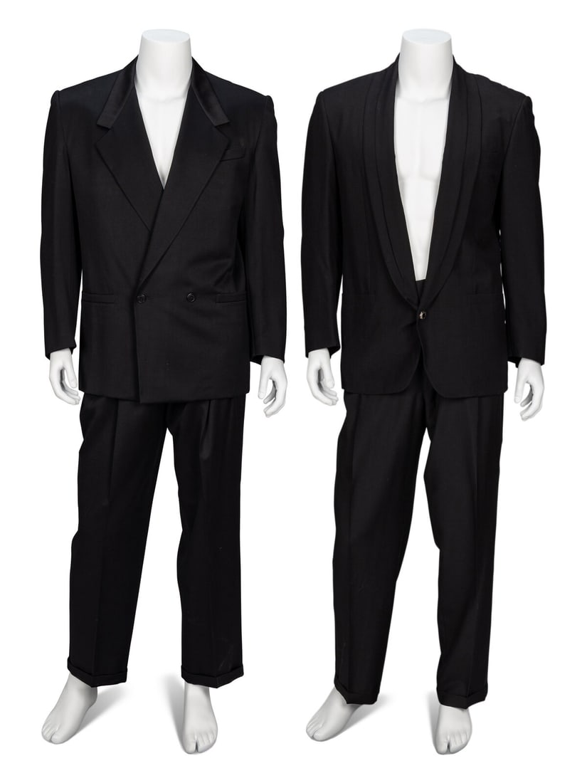 Gianni Versace, Two Black Suits (1 of 3)