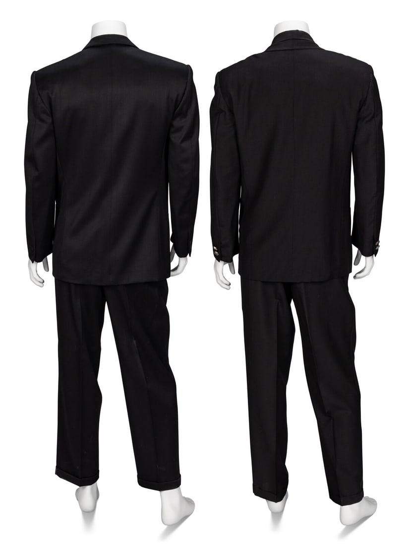 Gianni Versace, Two Black Suits - 2