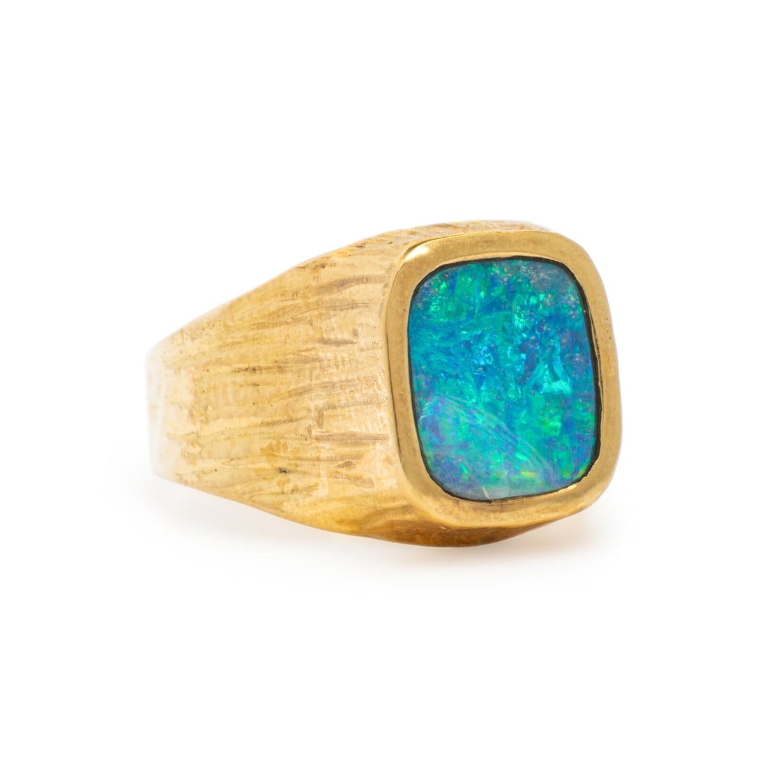 Yellow Gold and Opal Ring - 2