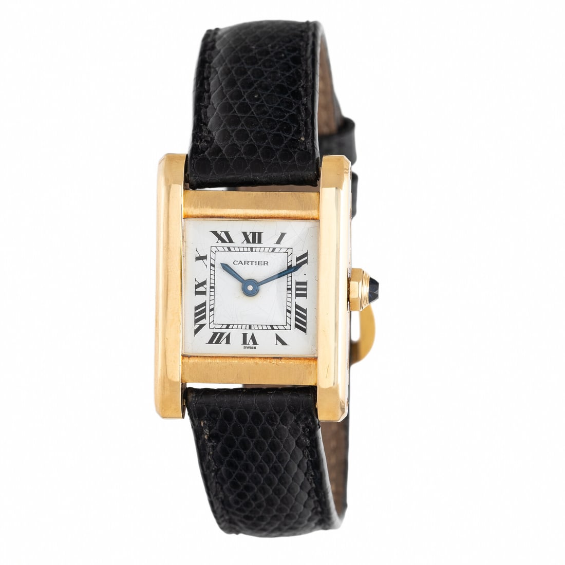Cartier, Ref. 78093, 18K Yellow Gold 'Tank Normale' Watch, with Box & Booklets: Cartier, Ref. 78093, 18K Yellow Gold 'Tank Normale' Watch, with Box & Booklets Maker: Cartier Model: Tank Normale Reference number: 78093 Serial number: 2075 Year: Circa 1970s Case size: Approx. 20 x 