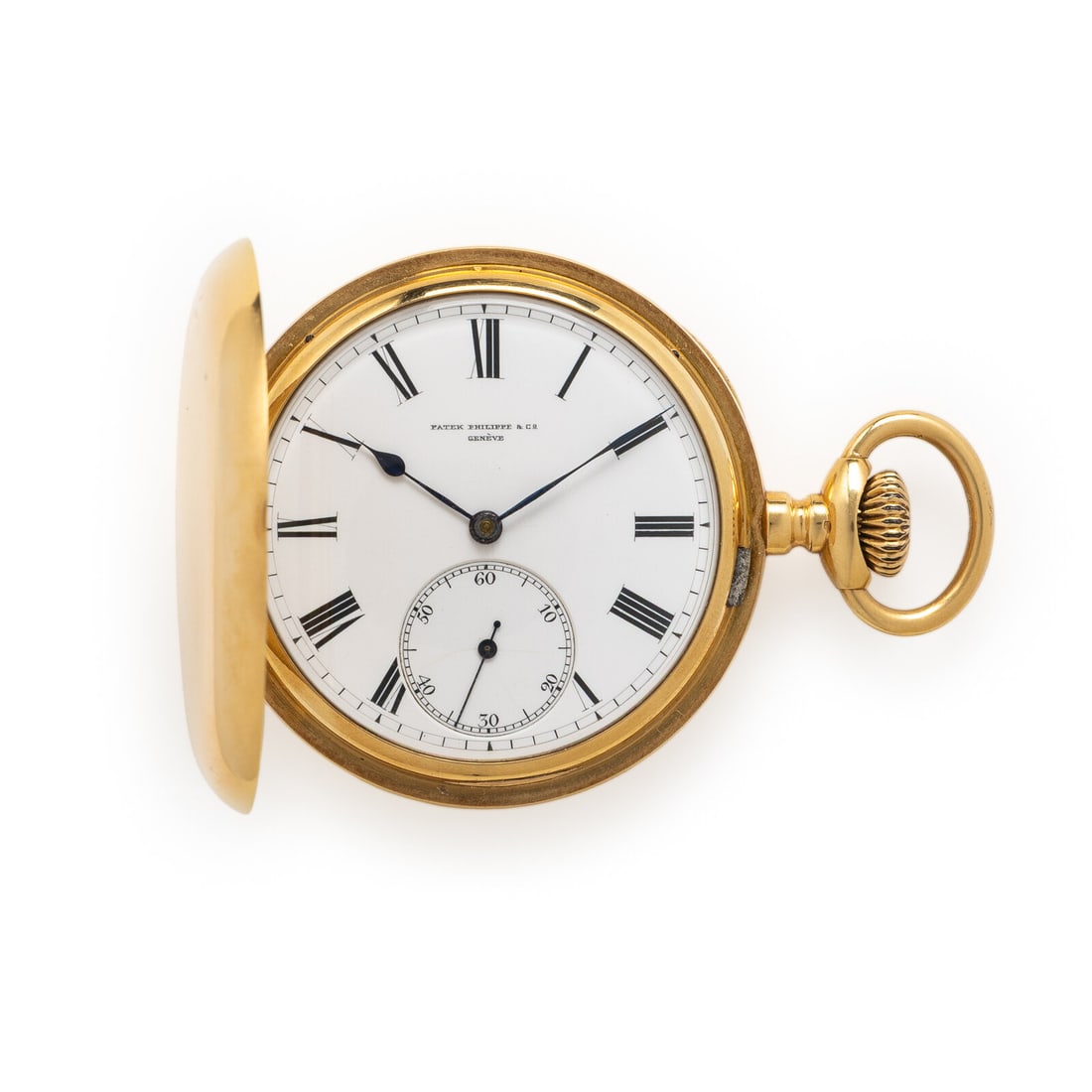 Patek Philippe, 18K Yellow Gold Hunter Case Pocket Watch, with Copy of Extract from the Archives, (1 of 3)