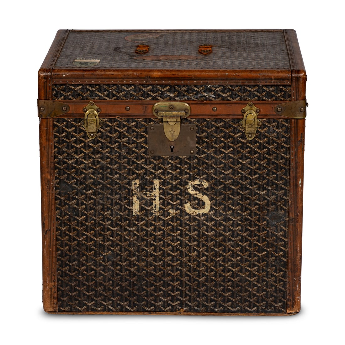 Goyard, Antique Hat Trunk (1 of 7)