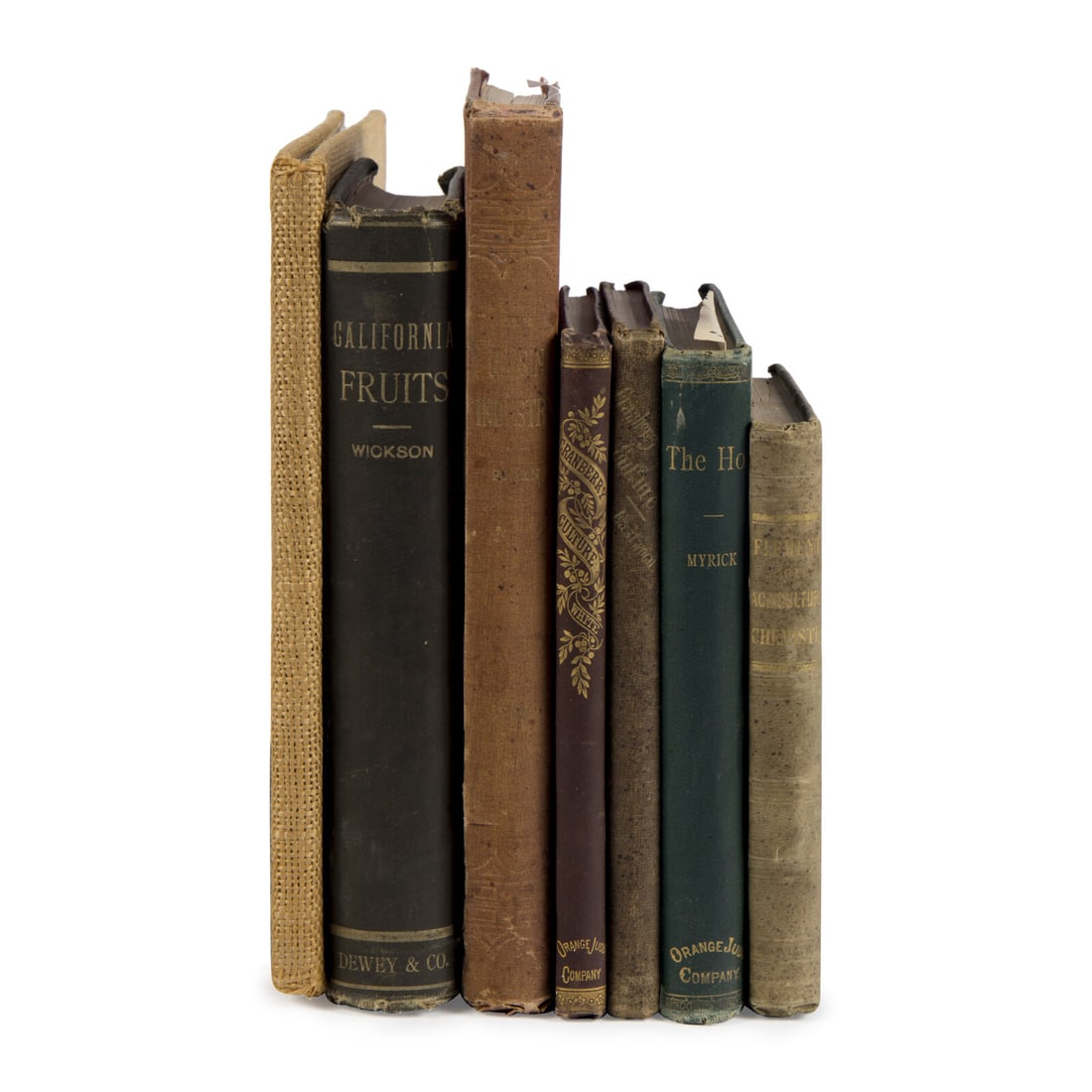 [California Agriculture]. A small group of books and pamphlets related to the farming of hops, (1 of 2)