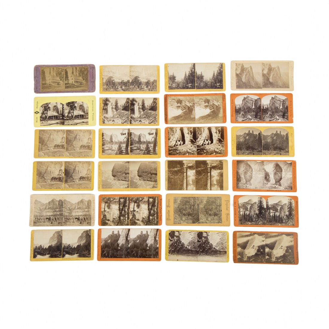 [Yosemite]. A large group of stereoviews of the Yosemite Valley. (1 of 4)