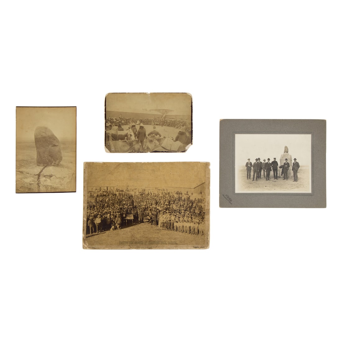 [Native Americana]. A group of 4 photographs taken at Standing Rock Agency by D.F. Barry and F.B. (1 of 2)