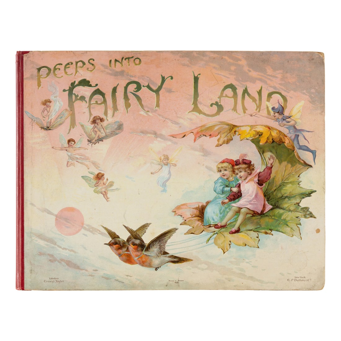 [Children's Book]. Weatherly, F.E., introduction. Peeps into Fairyland. A Panorama Picture Book of (1 of 5)