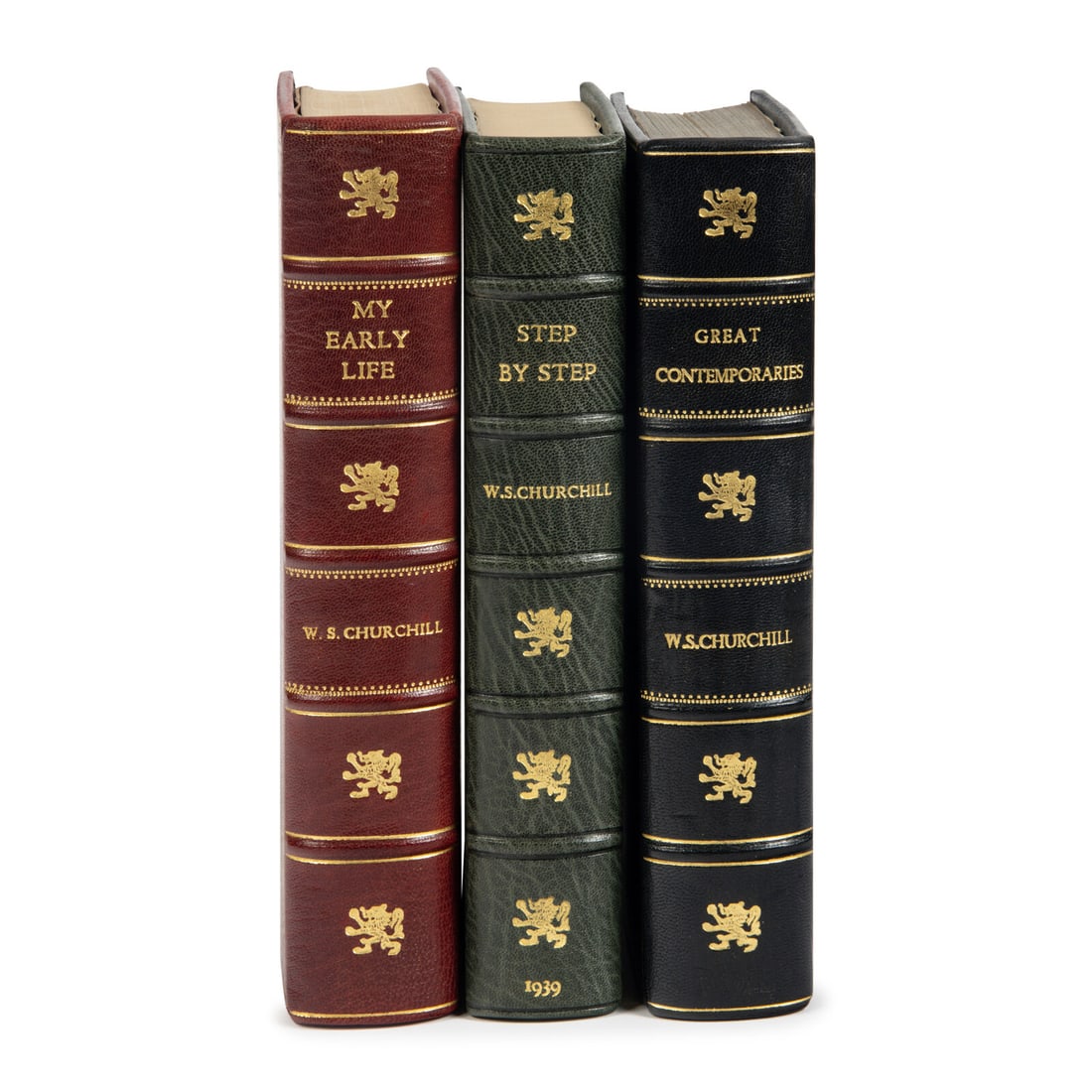 Churchill, Winston Leonard Spencer, Sir (1874-1965). A group of 3 first editions, comprising: (1 of 1)