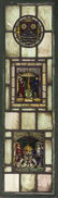 A Gothic Style Leaded and Stained Glass Window, Height