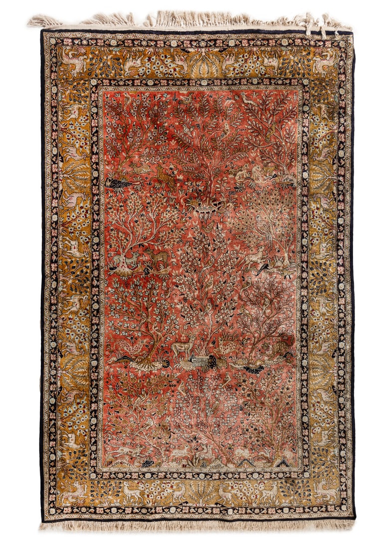 A Qom Silk Rug (1 of 8)