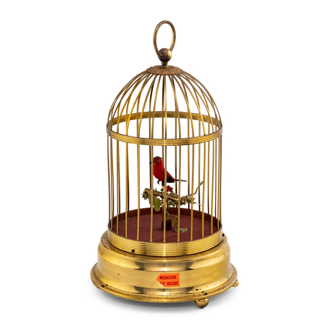A German Brass Singing Bird Automaton (1 of 8)