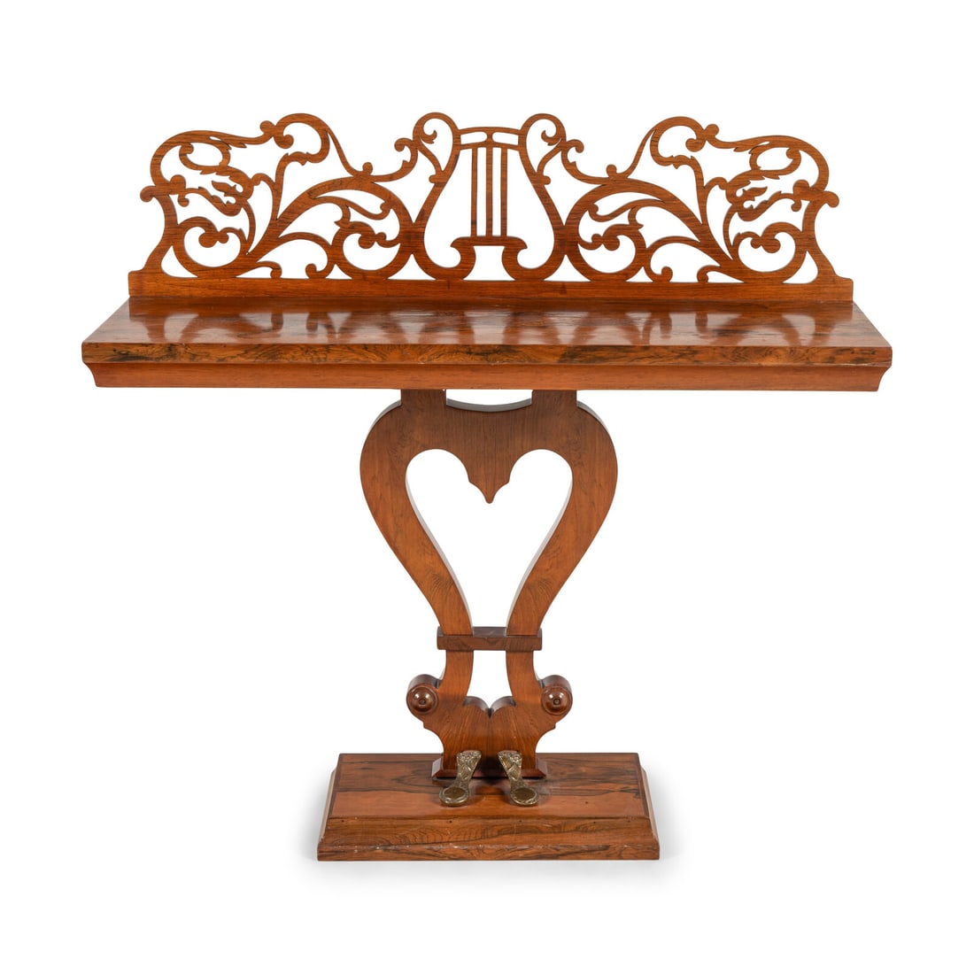 A Regency Style Rosewood Console Table (1 of 8)