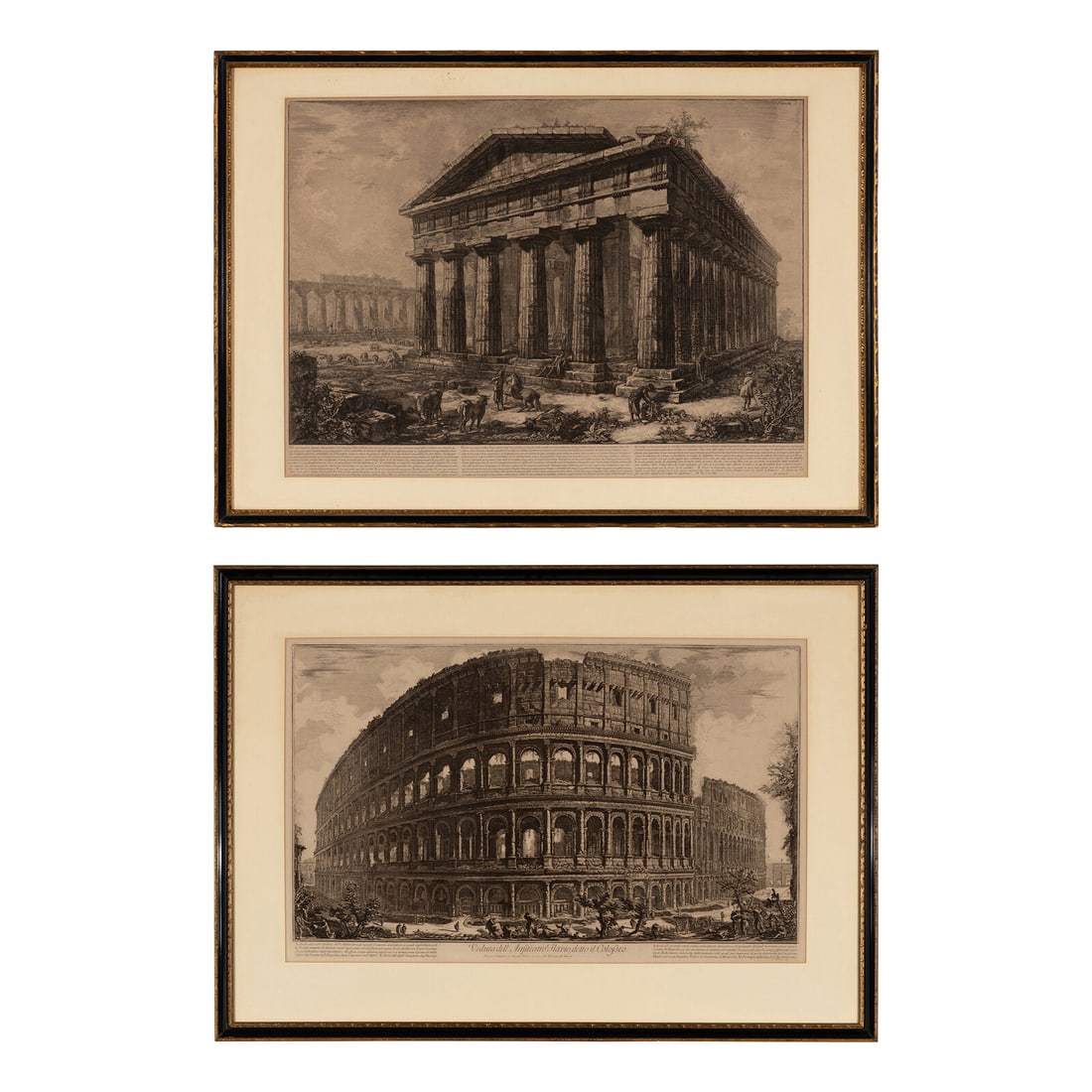 Giovanni Battista Piranesi (Italian, 1720-1778) Veduta dell'Anfiteatro Flavio detto il Colosseo and (1 of 8)
