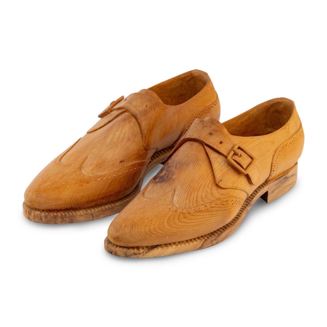 A Pair of Carved Wood Models of Shoes (1 of 12)