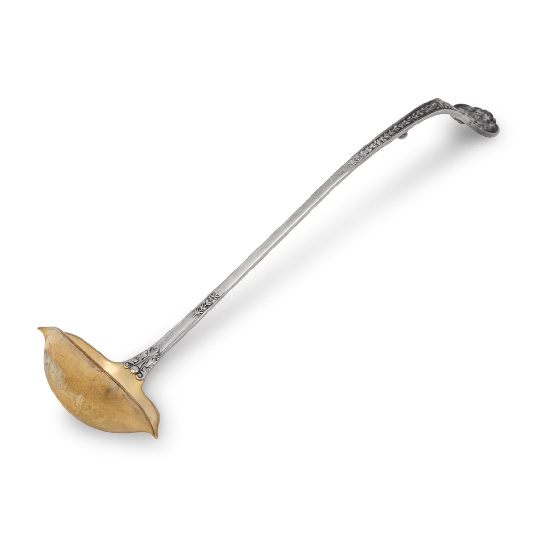 An American Silver Punch Ladle: An American Silver Punch Ladle Tiffany & Co. Length 14 1/2 inches. 7 ozt 15 dwt Property from Strawberry Hill: The Collection of Ada and Barrie Regan, Hillsborough, California This lot is located in C