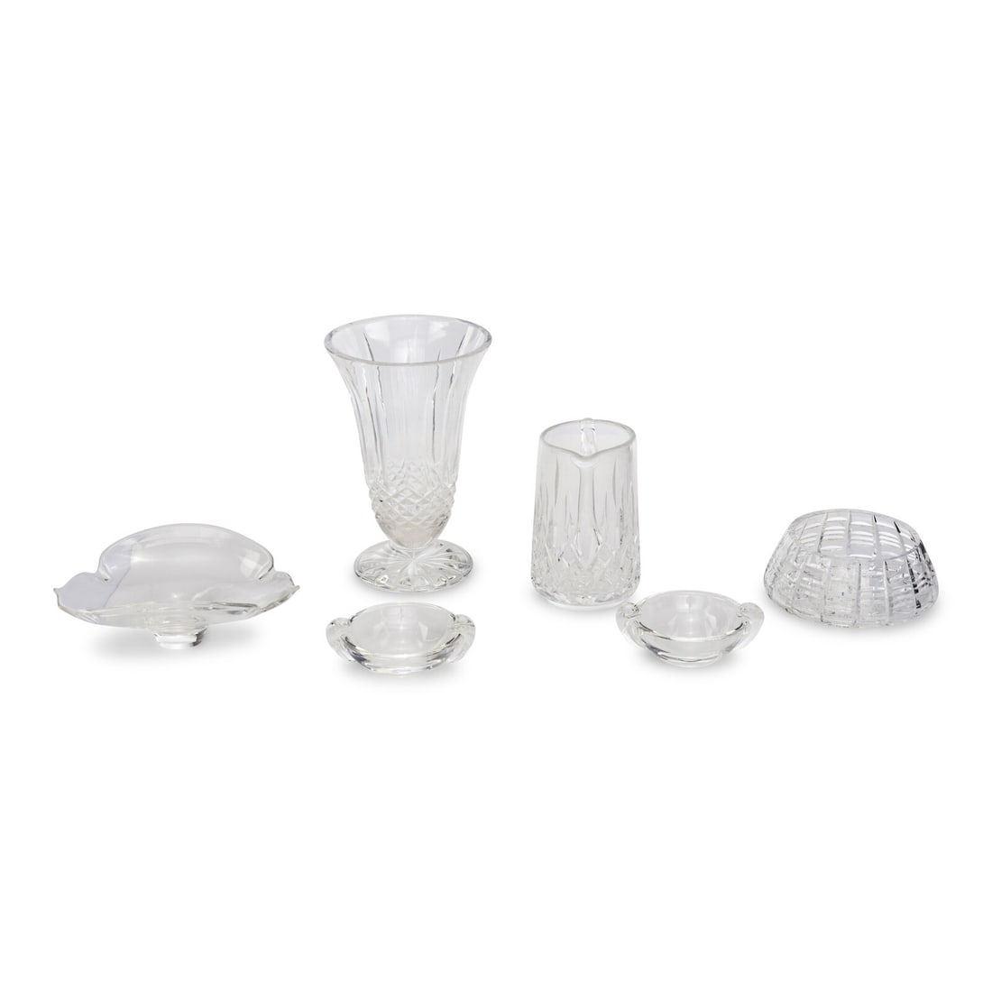 A Collection of Cut Glass and Molded Glass Serving Articles (1 of 7)