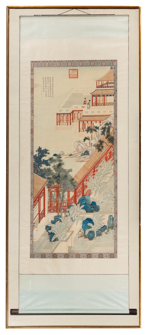 Attributed to Qiu Ying (Chinese, 1494-1552) 仇英（款） Late 19th/early (1 of 4)