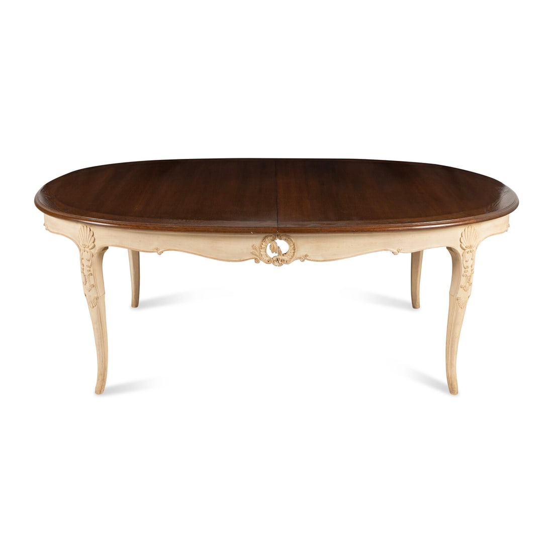 A French Provincial Style Painted Oak Dining Table (1 of 3)