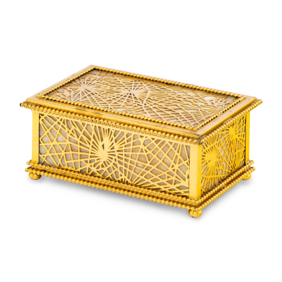 A Tiffany Studios Pine Needle Cigar Box (1 of 3)
