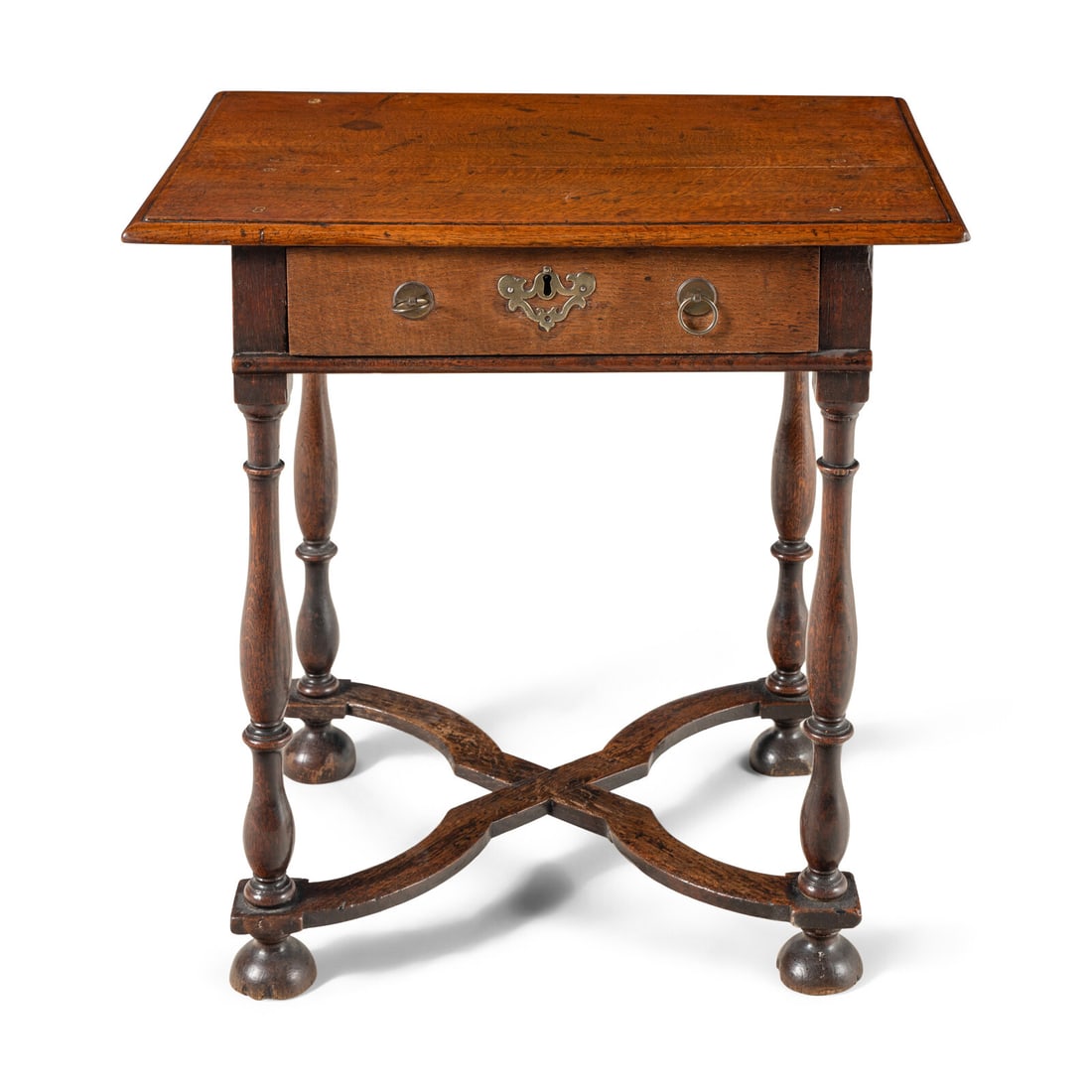 A William and Mary Oak Work Table (1 of 2)