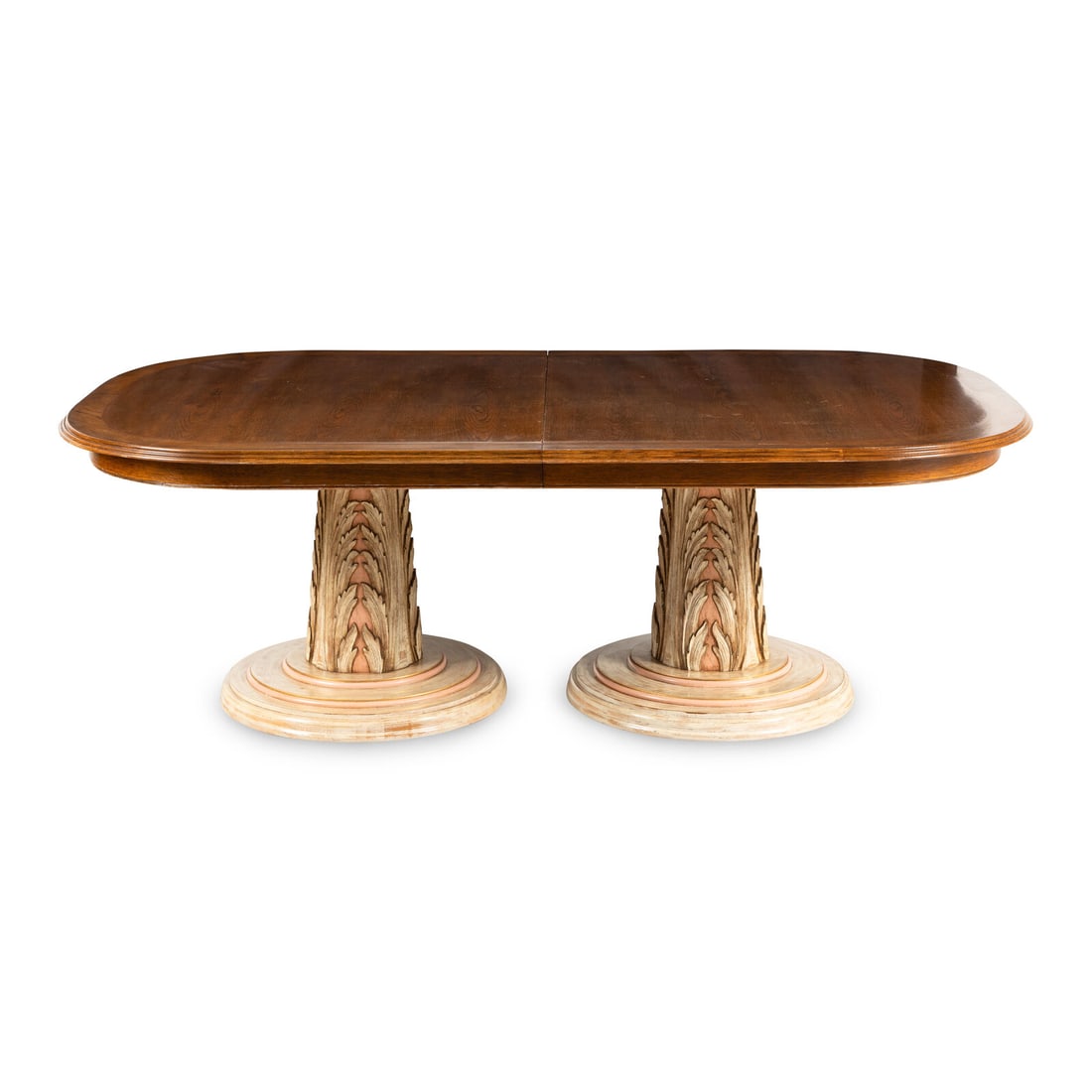 A Regency Style Carved and Painted Dining Table (1 of 2)