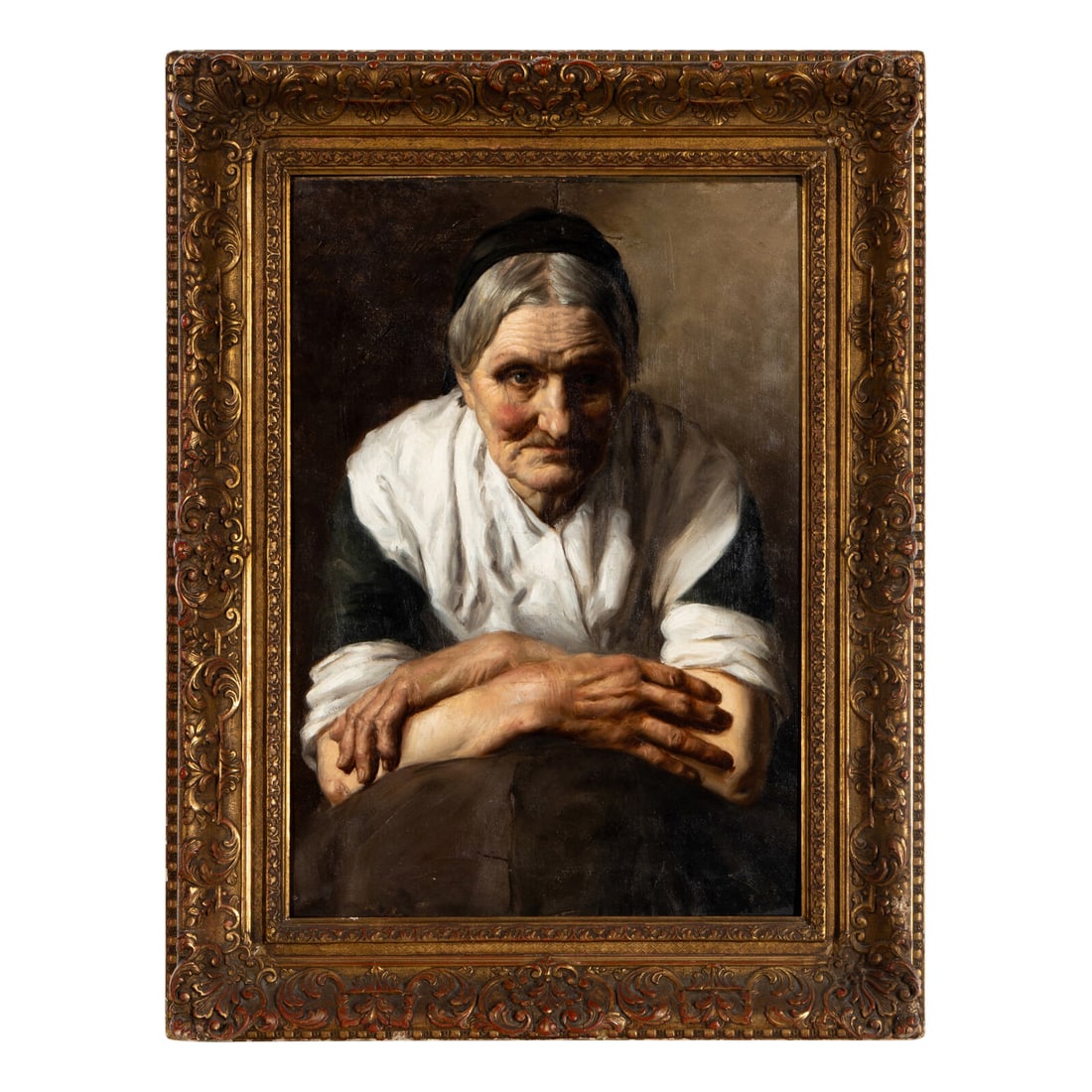 American School, 19th Century Untitled (Study of an Old Woman), c. 1880 (1 of 3)