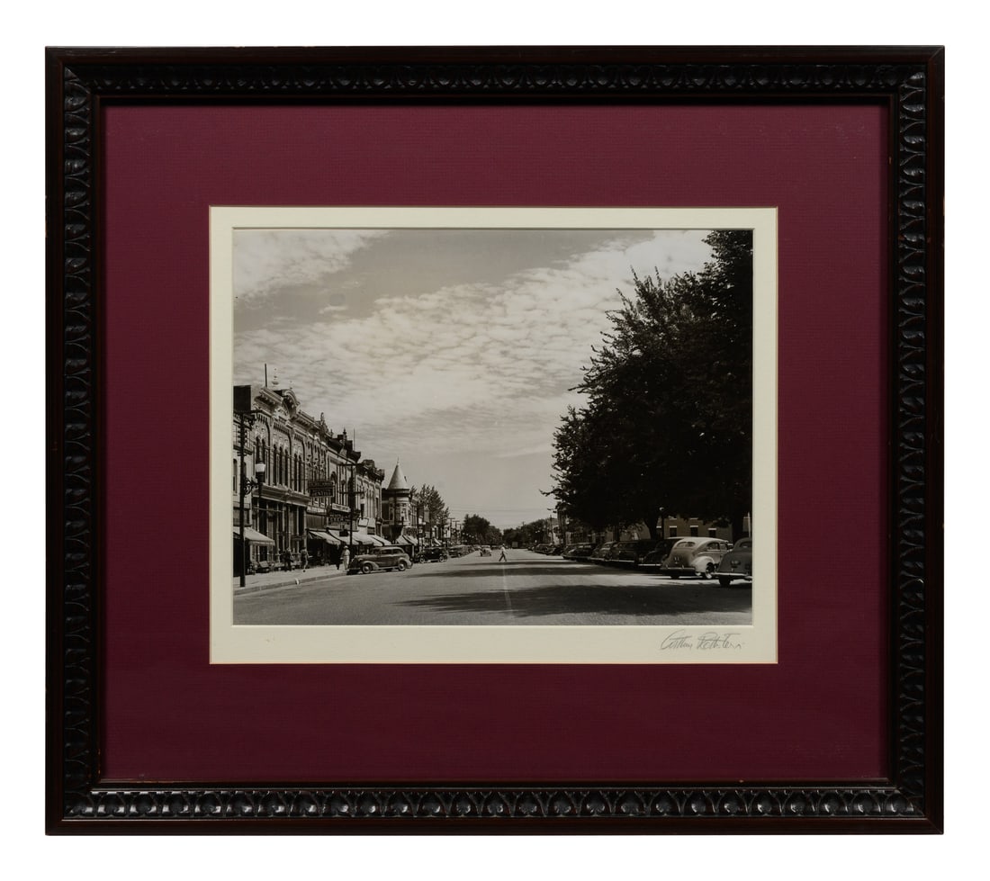 Arthur Rothstein (American, 1915-1985) Main Street (G Avenue), Grundy Center, Iowa, 1939 (printed (1 of 4)