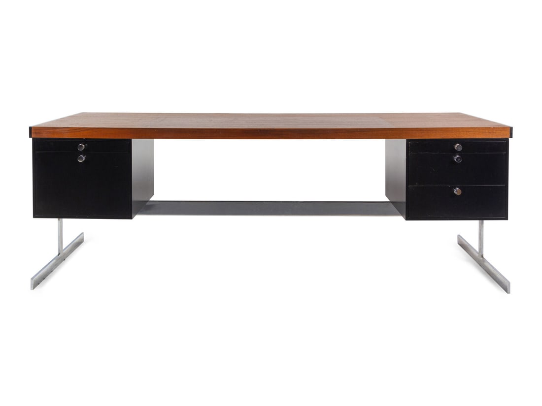Style of Hugh Acton American, Late 20th Century Executive Desk (1 of 3)