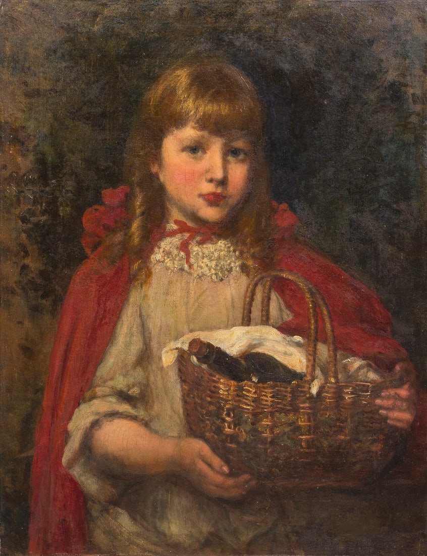 French School, 19th Century Little Red Riding Hood (1 of 3)