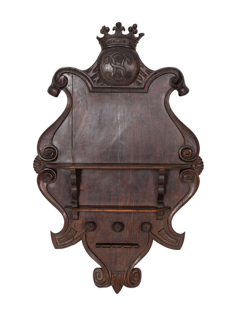 A Pair of Large Continental Cartouche-Form Hunting Lodge Pipe Racks (1 of 5)